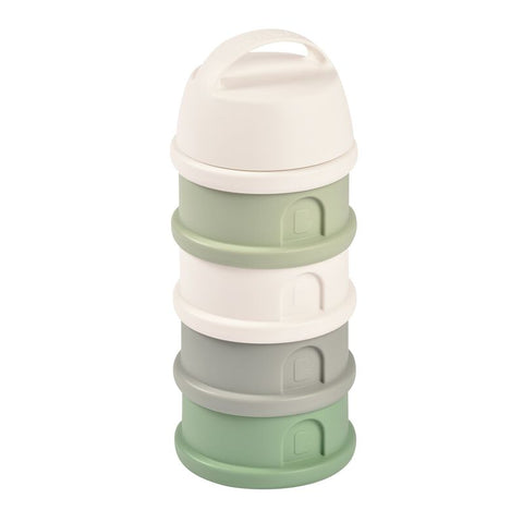 Beaba Formula Milk Container Cotton White Sage Green