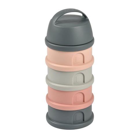 Beaba Formula Milk Container Mineral Grey Pink