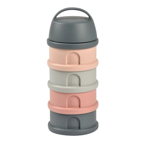Beaba Formula Milk Container Mineral Grey Pink