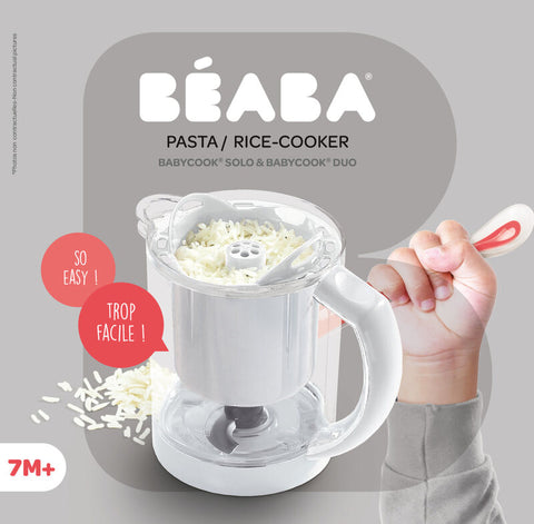 Beaba Babycooksolo Duo Pasta Ricebasket White