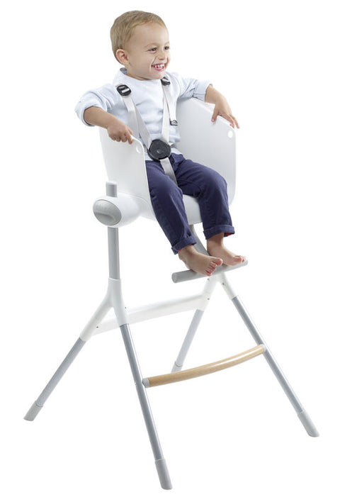 Beaba Highchair Up & Down Grey White