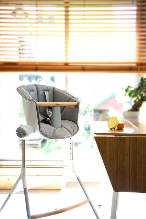 Beaba Highchair Up & Down Grey White