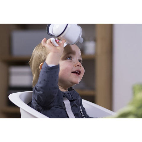 Beaba Highchair Up & Down Grey White