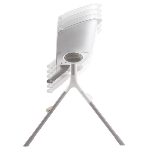 Beaba Highchair Up & Down Grey White