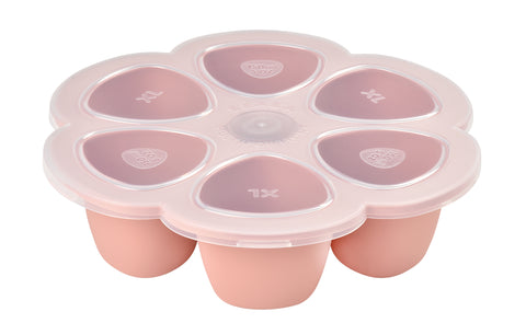 Beaba Silicone Multiportions 6 x 150ml Old Pink