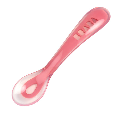 Beaba Silicone Suction Divided Plate Pink