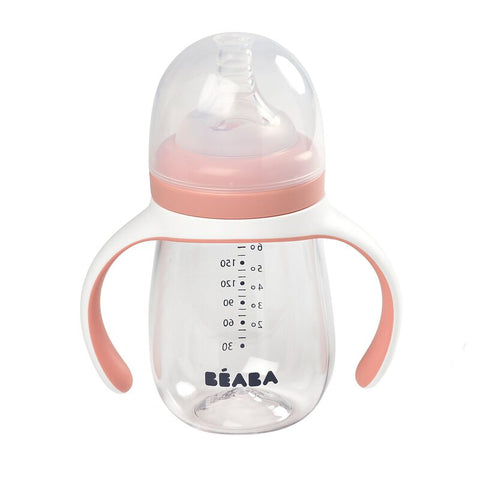 Beaba 2 in 1 Learning Cup Old Pink