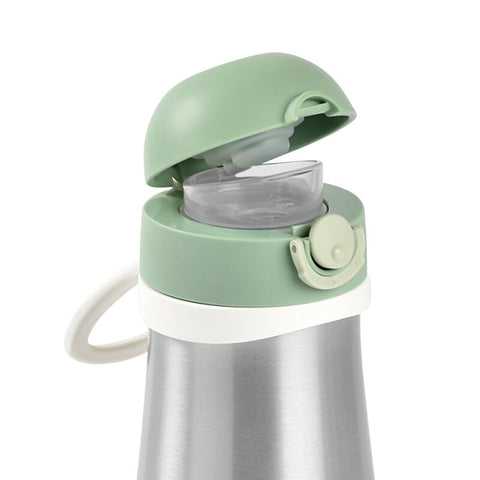 Beaba Stainless Steel Bottle 350ml + Handle Sage