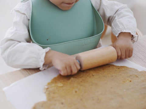 Beaba Silicone Bib Sage Green