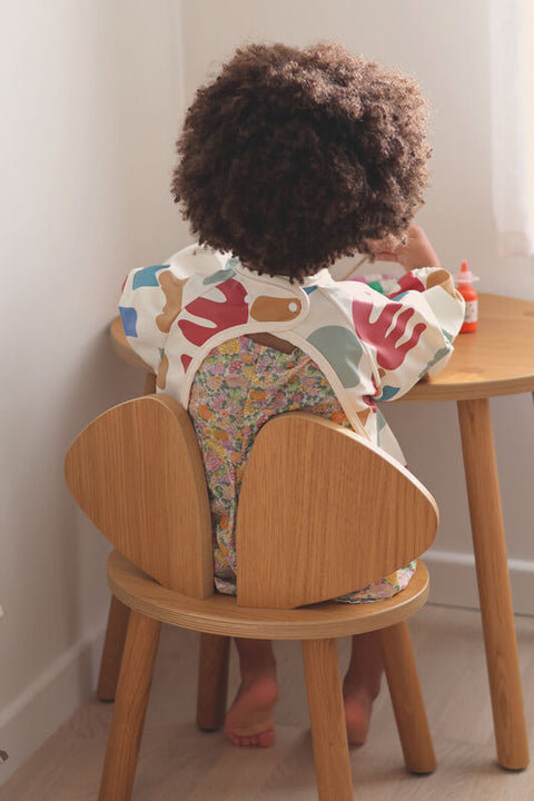 Beaba 2 In1 Bib With Removable Sleeves Multi Color
