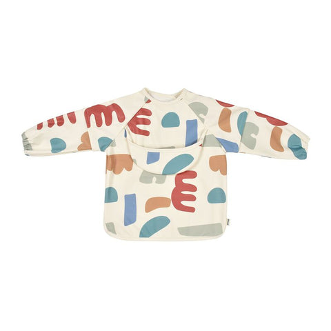 Beaba 2 In1 Bib With Removable Sleeves Multi Color