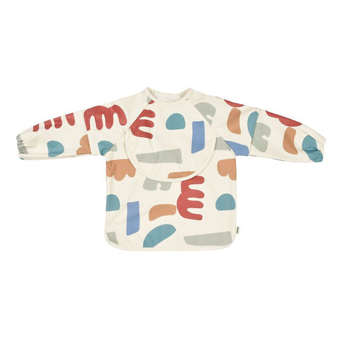 Beaba 2 In1 Bib With Removable Sleeves Multi Color
