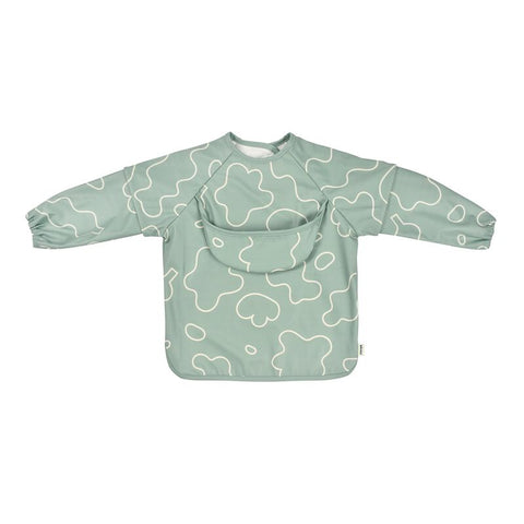 Beaba 2 In1 Bib With Removable Sleeves Sage Green