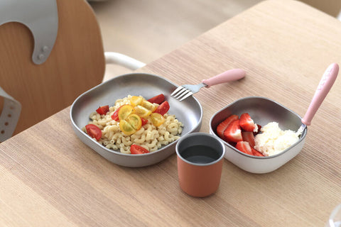 Beaba Stainless Steel Meal Set Terracotta