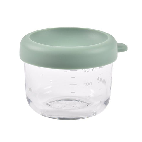 Beaba Conservation Jar Glass Sage Green