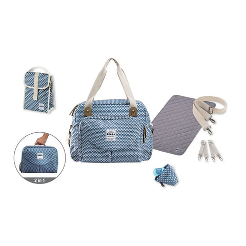Beaba Geneva II Changing Bag Play Print Blue