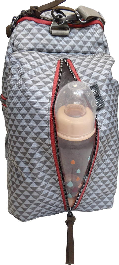 Beaba Sydney Changing Bag Play Print Grey/Coral