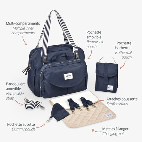 Beaba Geneva II Changing Bag Navy Blue
