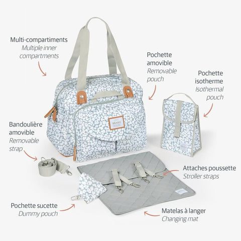 Beaba Geneva II Changing Bag Cherry Blossom