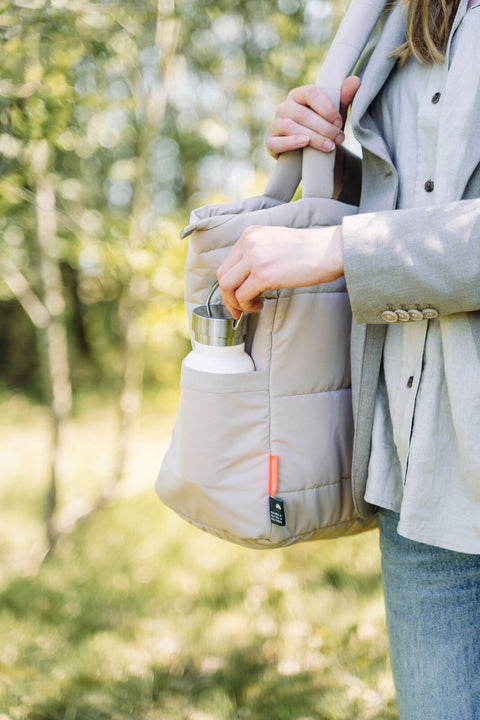 Quilted Changing Tote Bag Sand
