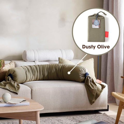 BBHUGME Organic Pregnancy Pillow cover DUSTY OLIVE