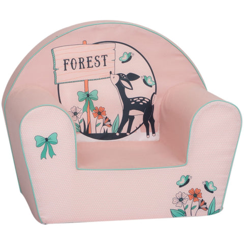 DELSIT ARMCHAIR PINK DOE FOREST