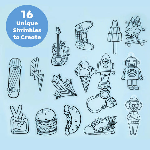 Shrinkies - Ultimate Collection - Make Your Own Keyrings & Jewelery