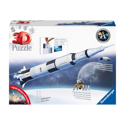 Apollo‑Saturn V‑Rocket Premium 3D Puzzle 440 Pieces