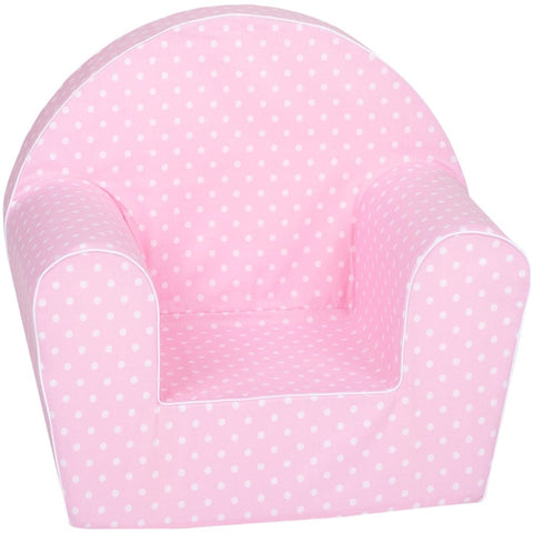 Delsit Arm Chair - Pink Polka Dots