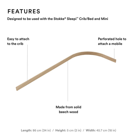 Stokke Sleepi Drape Rod Natural