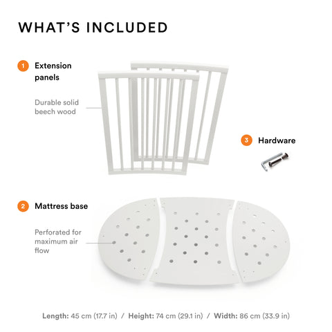 Stokke - V3 Sleepi Bed Extension Kit - White