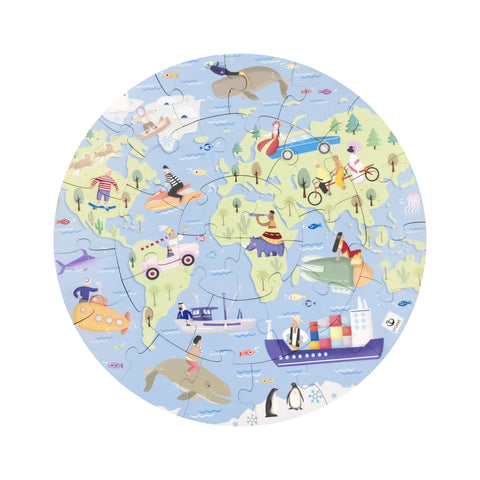 Stokke MuTable Puzzle Around The World Green