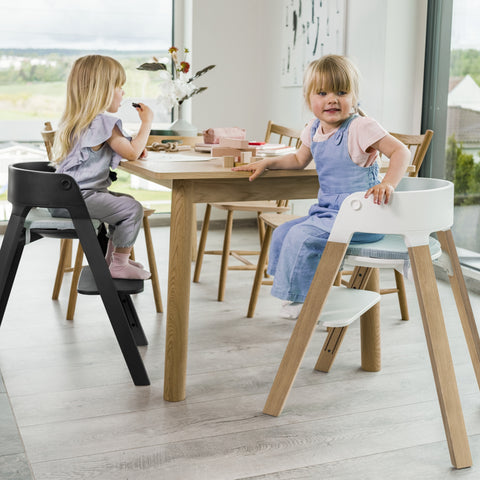 Stokke Steps High ChairBlack/ warm brown