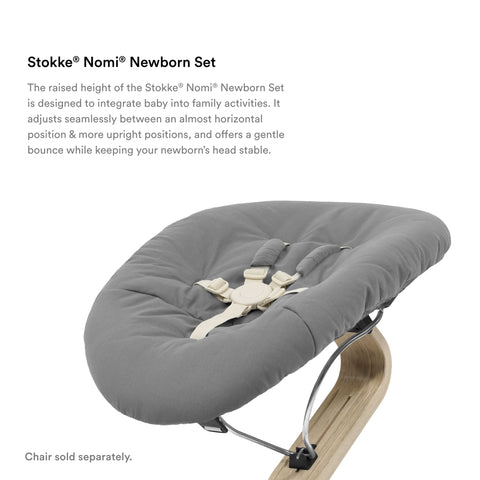 Stokke Nomi Newborn Set Black Grey sand