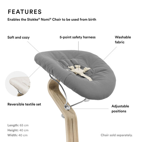 Stokke Nomi Newborn Set Grey Sand