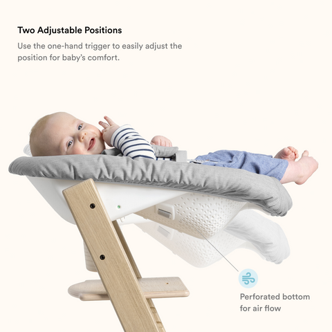 Stokke Tripp Trapp Chair Babyset Newborn Bundle Glacier Green