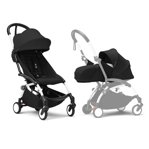 Stokke YOYO3 Frame 6+ 0+ Black Bundle