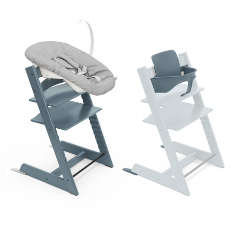 Stokke Tripp Trapp Chair Babyset Newborn Bundle Fjord Blue