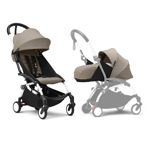 Stokke YOYO3 Frame 6+ 0+  Taupe Bundle