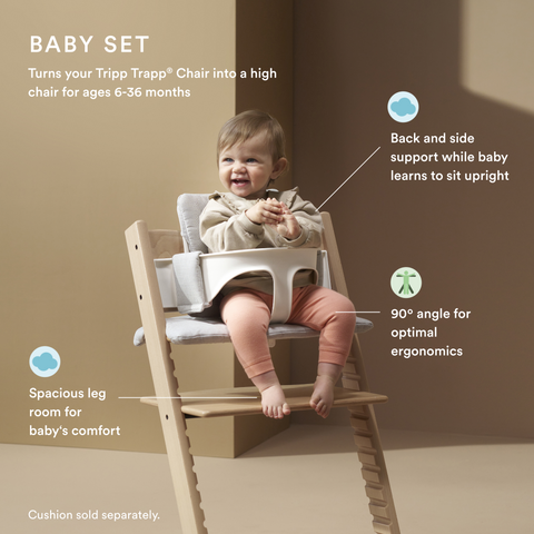 Stokke Tripp Trapp Chair Babyset Newborn Bundle Terracotta