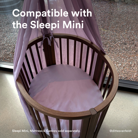 Stokke Sleepi Mini Fitted Sheet Lavender