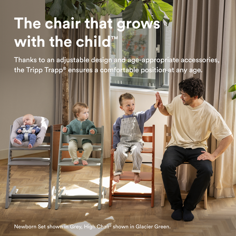 Stokke Tripp Trapp Chair Babyset Newborn Bundle Warm Brown