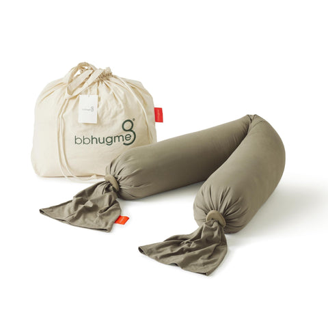 BBHUGME Organic Pregnancy Body Pillow - Olive/Olive