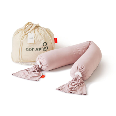 BBHUGME Organic Pregnancy Body Pillow - Pink/Vanilla