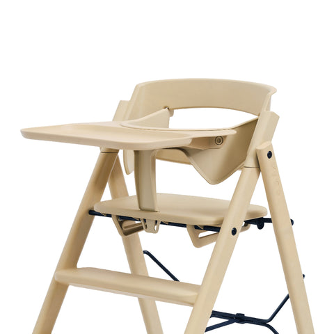 KAOS KLAPP High Chair Recycled + Safety Rail + Food Tray - Desert Sand