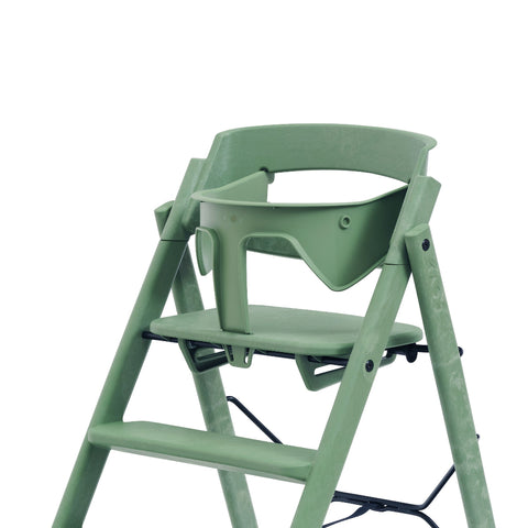 KAOS KLAPP High Chair Recycled + Safety Rail + Food Tray - Mineral Green