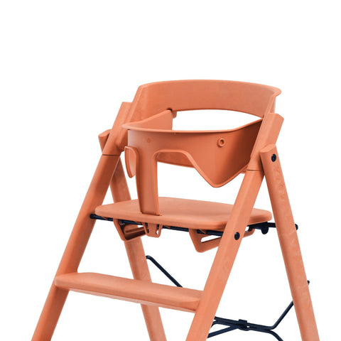 KAOS KLAPP High Chair Recycled + Safety Rail + Food Tray - Terracotta Pink