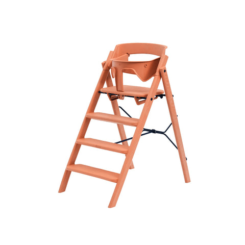 KAOS KLAPP High Chair Recycled + Safety Rail + Food Tray - Terracotta Pink