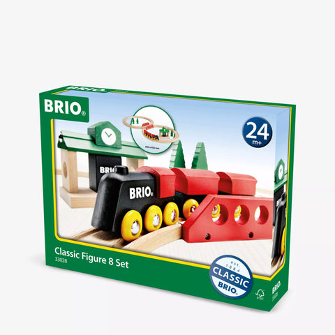 BRIO - Classic Figure 8 Wooden Train Set - Age 3+