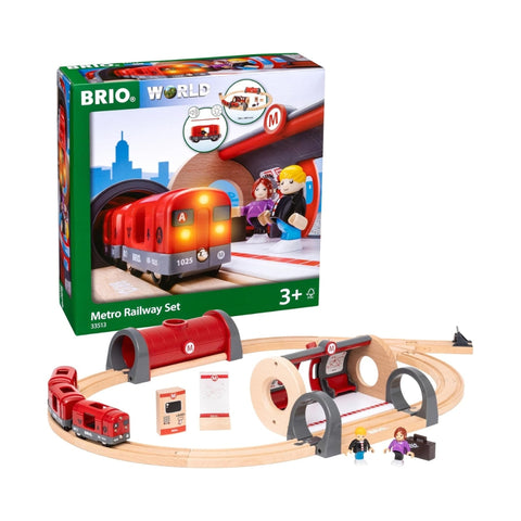 BRIO - Metro Railway Set – Ages 3+